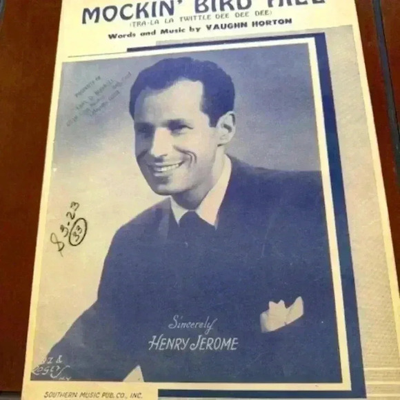 mockin bird hill featuring henry jerome piano sheet music - Picture 1 of 2